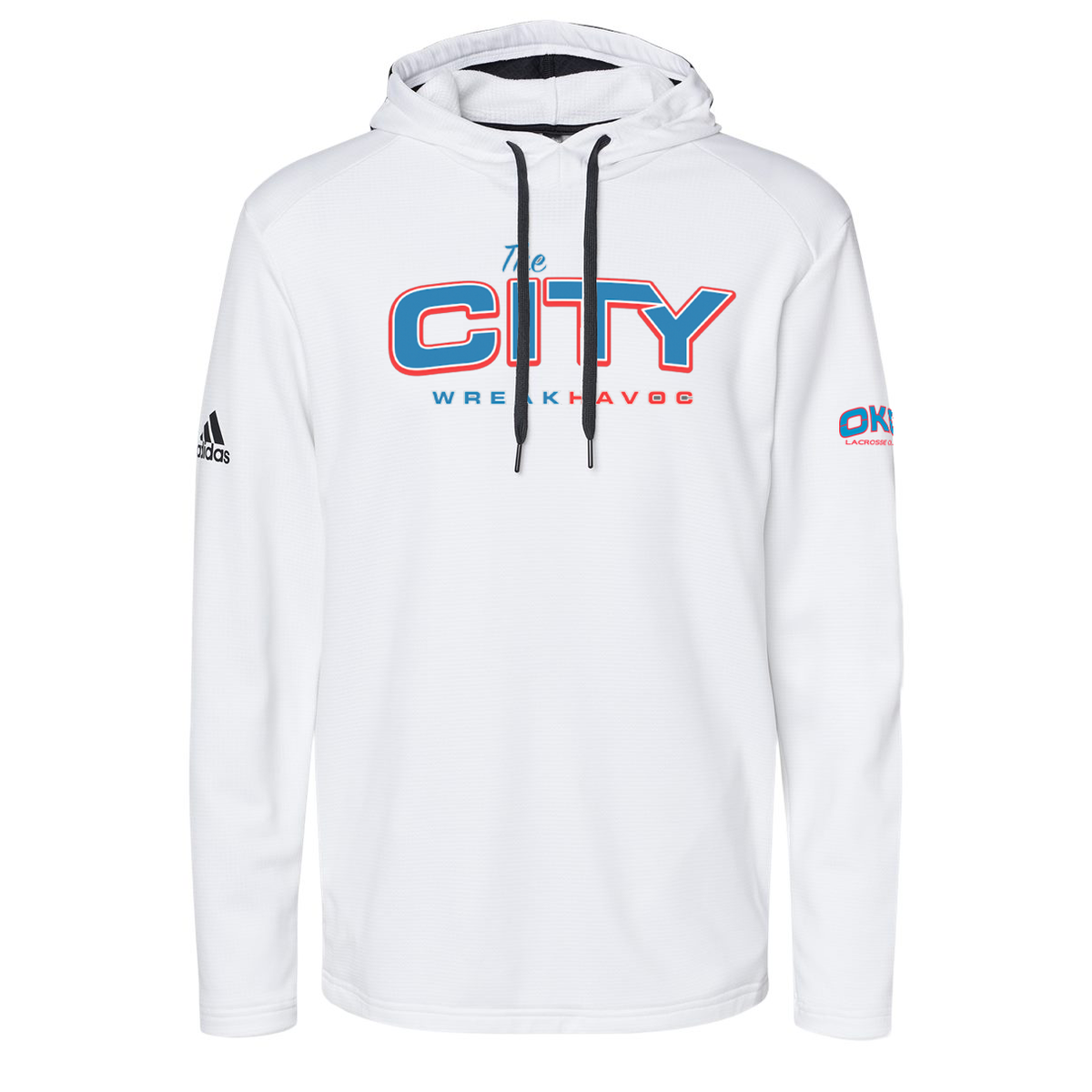 OKC Lacrosse Club Adidas Textured Hooded Sweatshirt