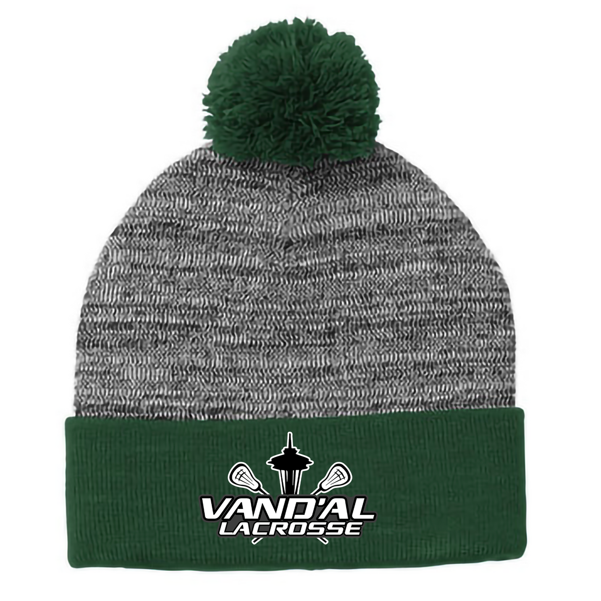 Vand'al Lacrosse Heather Pom Pom Beanie