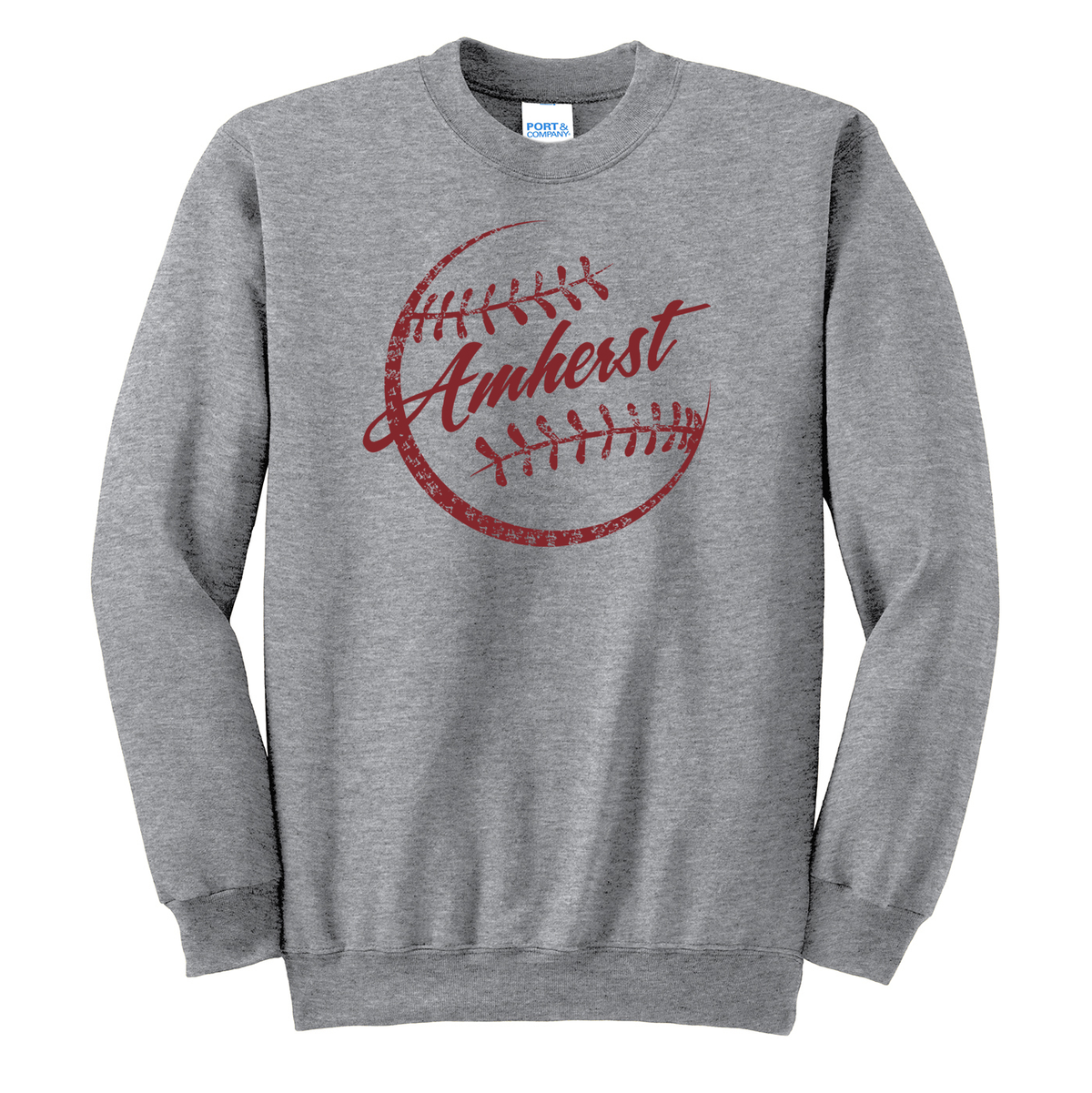 Amherst  Softball Crew Neck Sweater