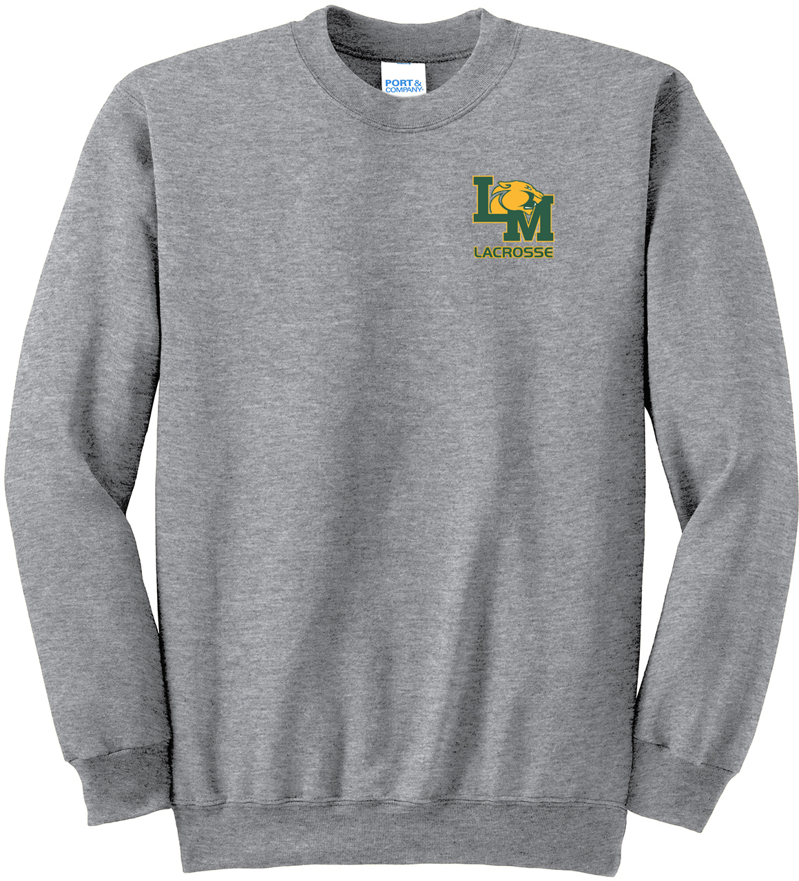Little Miami Lacrosse Athletic Heather Crew Neck Sweater