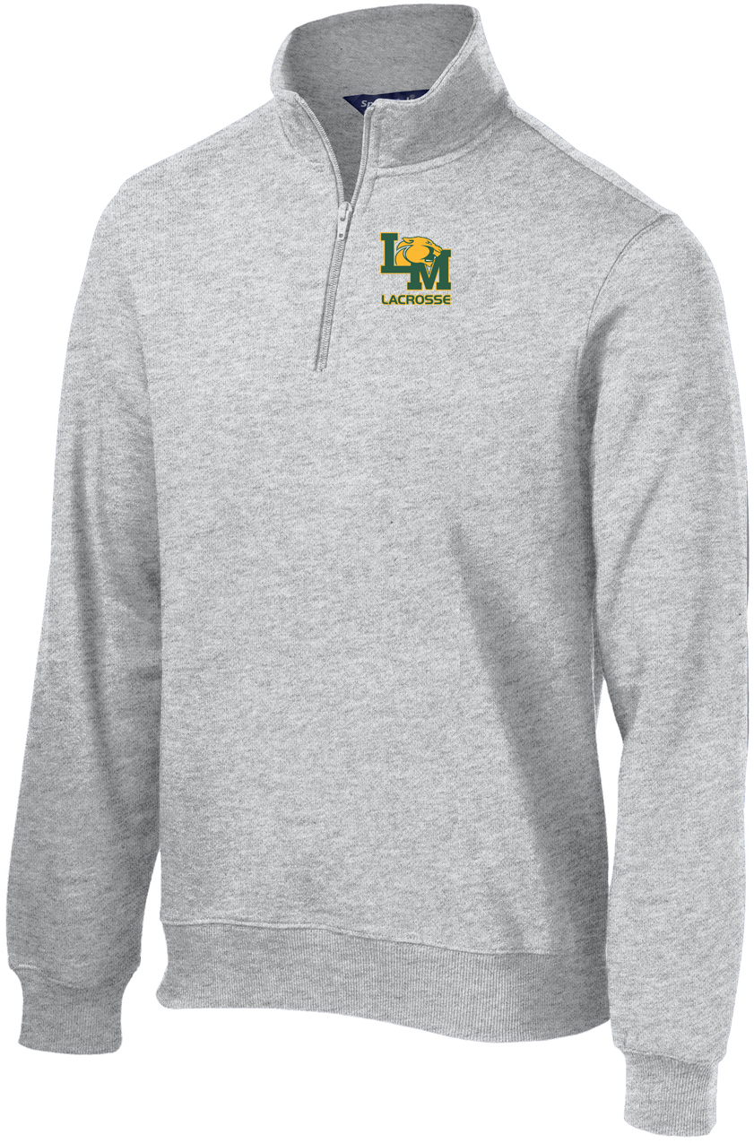 Little Miami Lacrosse Athletic Heather 1/4 Zip Fleece