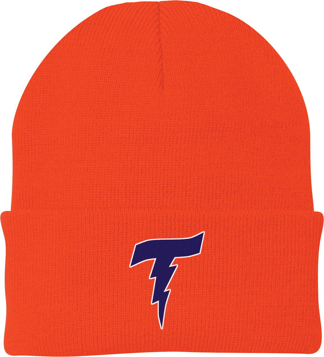 Illiana Thunderbolts Orange Knit Beanie