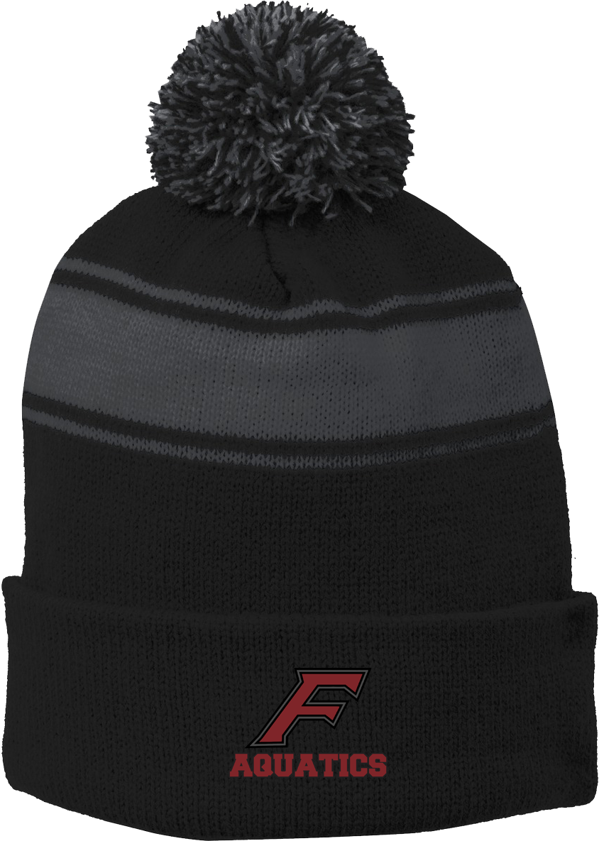 Farmington Aquatics Pom Pom Beanie