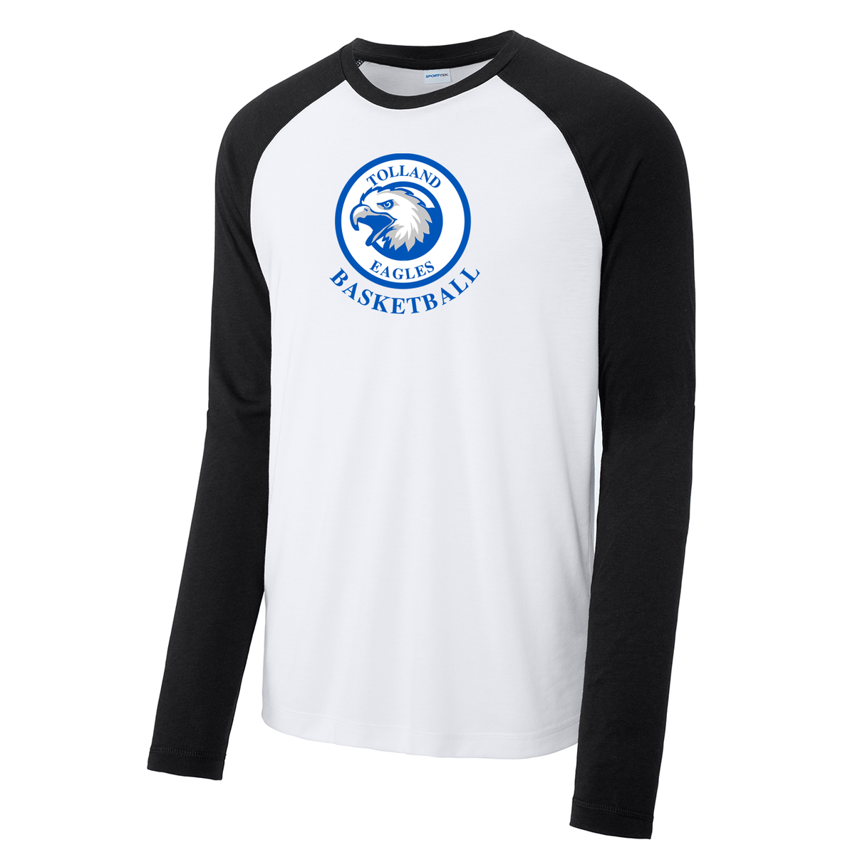 Tolland Travel Basketball Long Sleeve Raglan CottonTouch