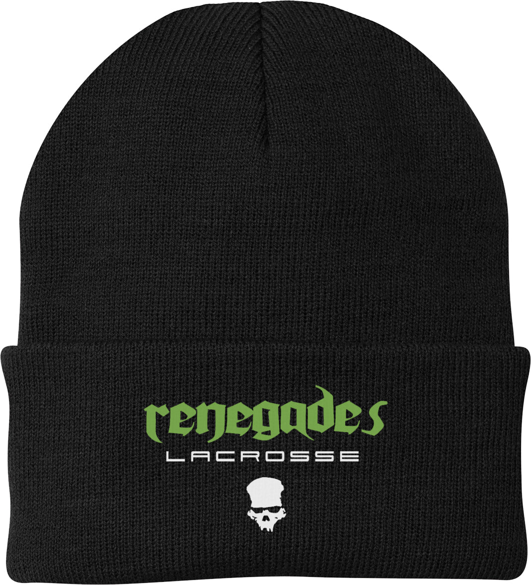 Renegades Lacrosse Black Knit Beanie
