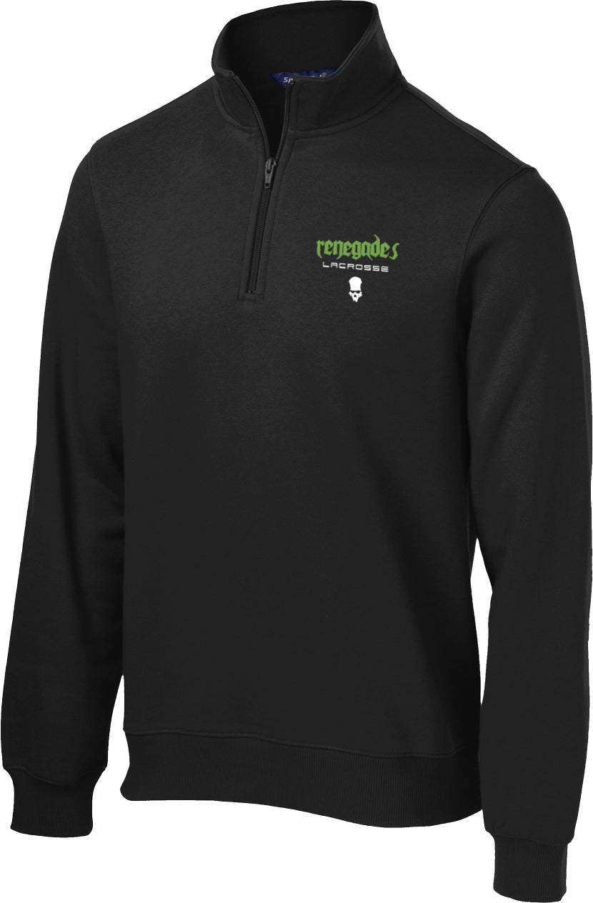 Renegades Lacrosse Black 1/4 Zip Fleece