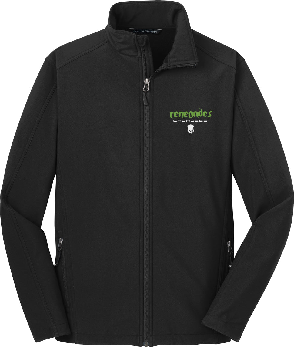 Renegades Lacrosse Black Soft Shell Jacket