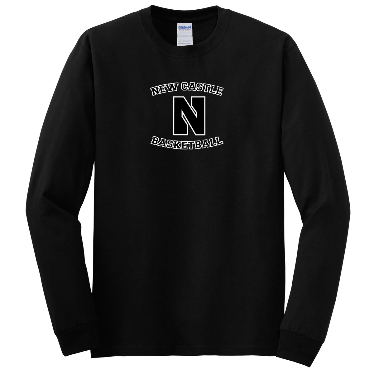 New Castle Basketball Cotton Long Sleeve Shirt