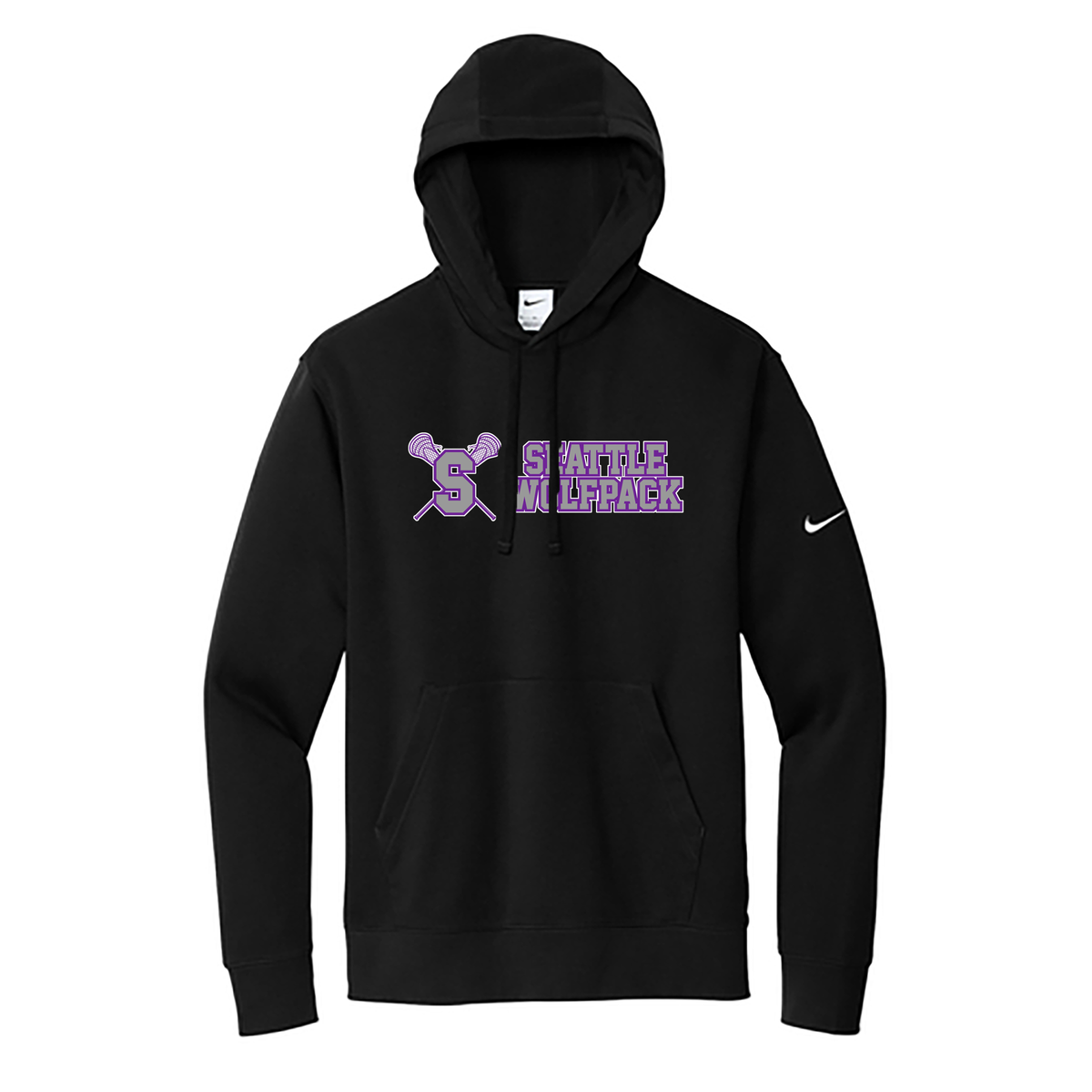 Seattle Wolfpack Nike Fleece Swoosh Hoodie