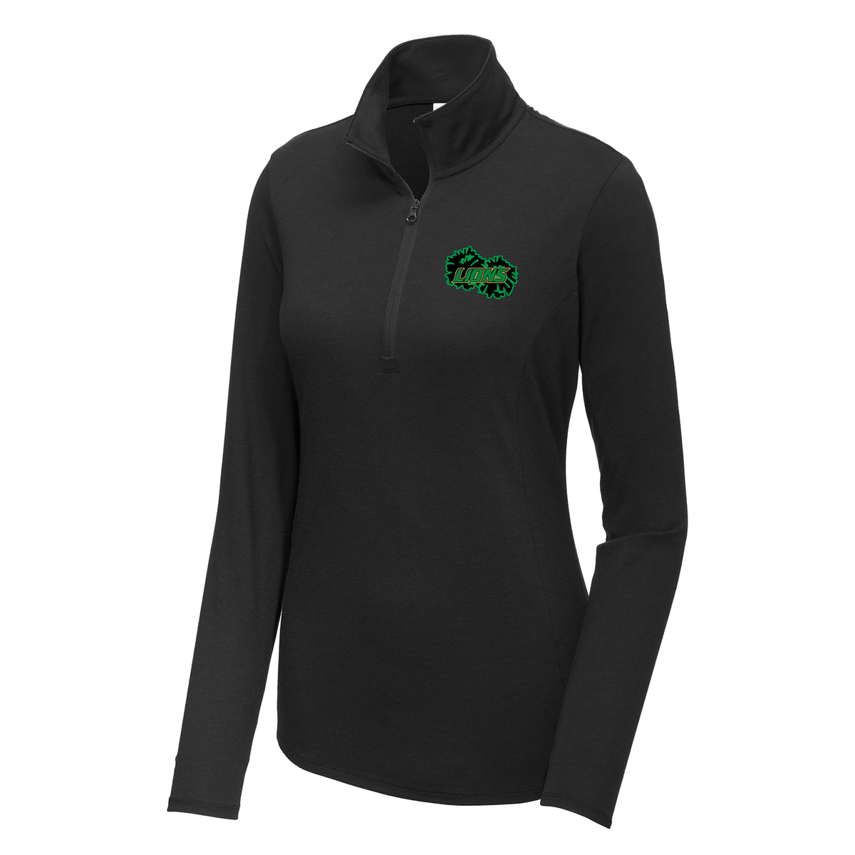 Lanierland Lions Cheer  Women's Tri-Blend Quarter Zip