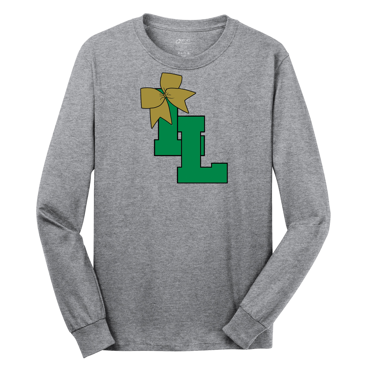 Lanierland Lions Cheer  Cotton Long Sleeve Shirt