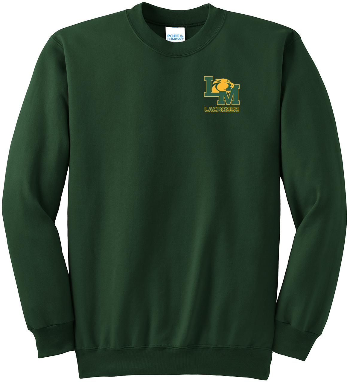 Little Miami Lacrosse Forest Green Crew Neck Sweater