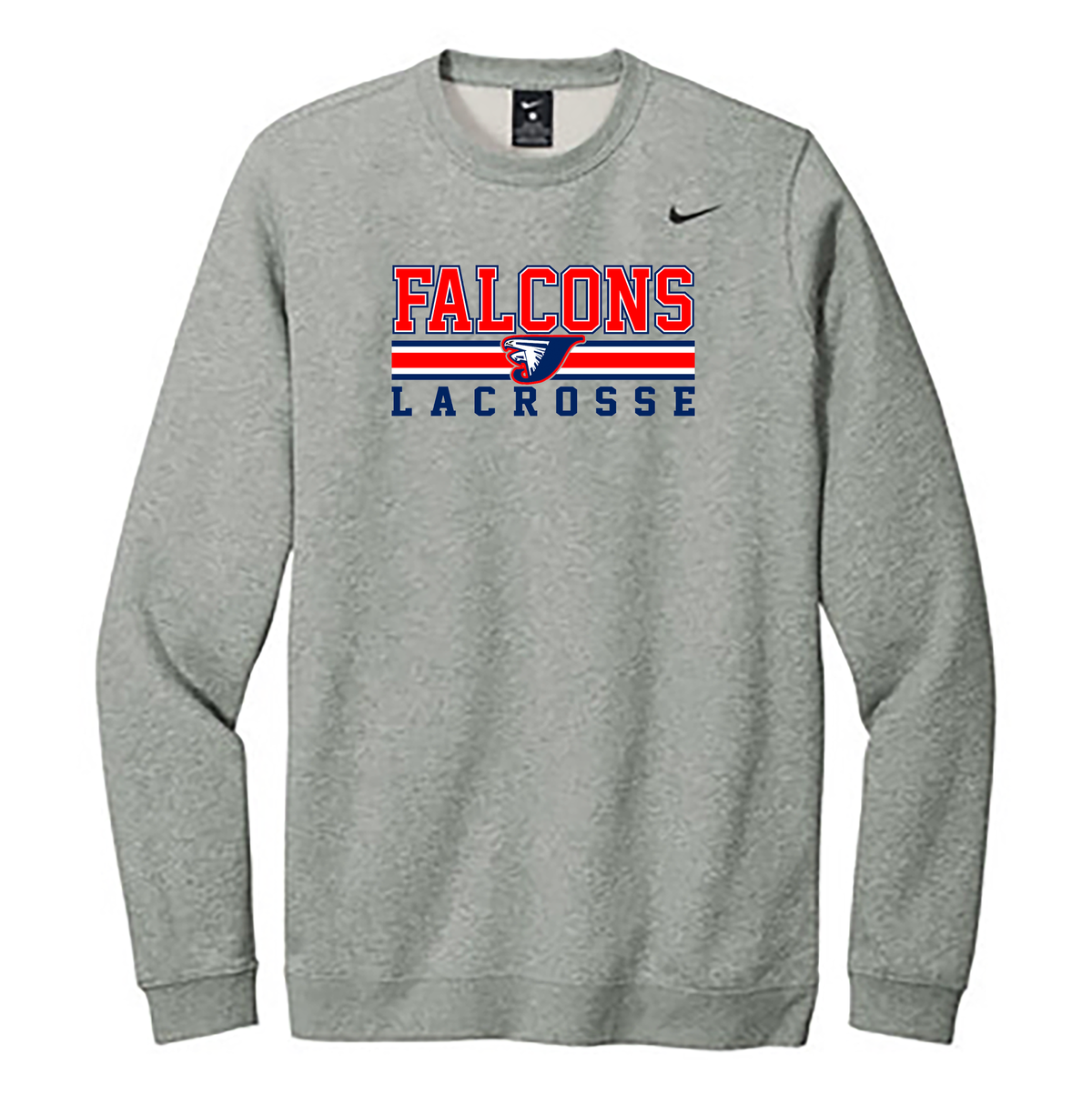 Jordan Falcons Girls Lacrosse Nike Fleece Crew Neck