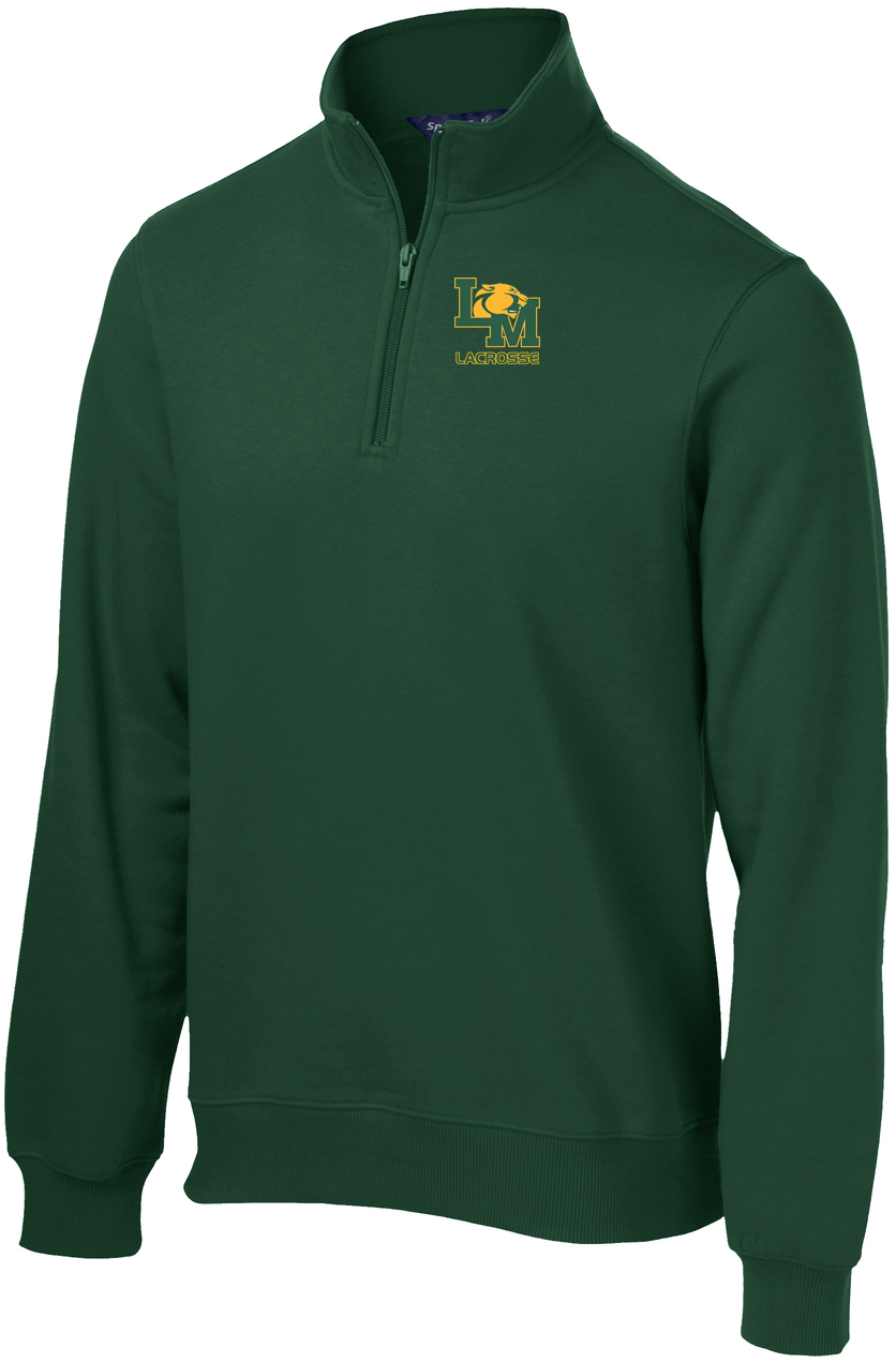 Little Miami Lacrosse Forest Green 1/4 Zip Fleece