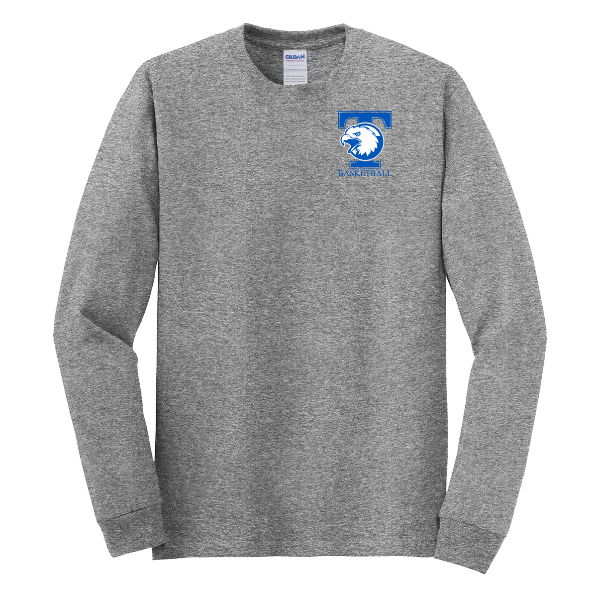 Tolland Travel Basketball Cotton Long Sleeve Shirt