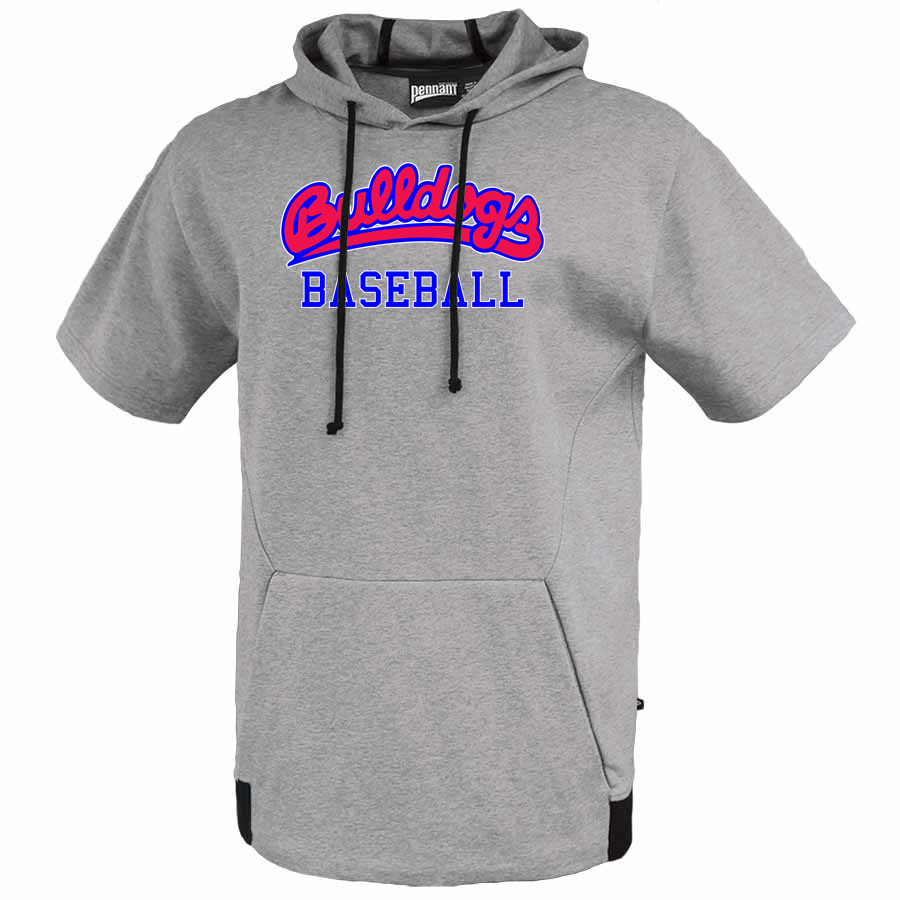 Michigan Bulldogs Baseball Short Sleeve Hoodie