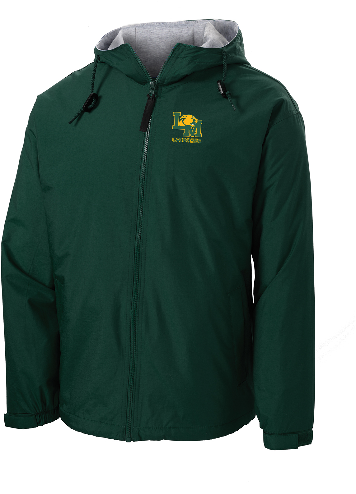 Little Miami Lacrosse Forest Green Hooded Jacket