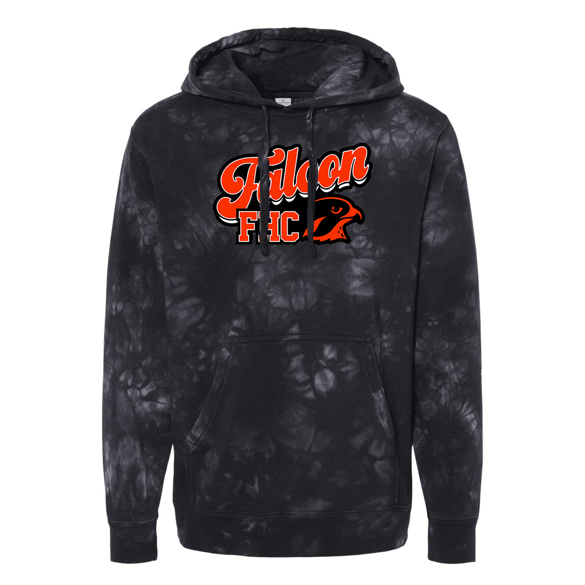 Falcons Field Hockey Club Independent Trading Co. Pigment-Dyed Hooded Sweatshirt