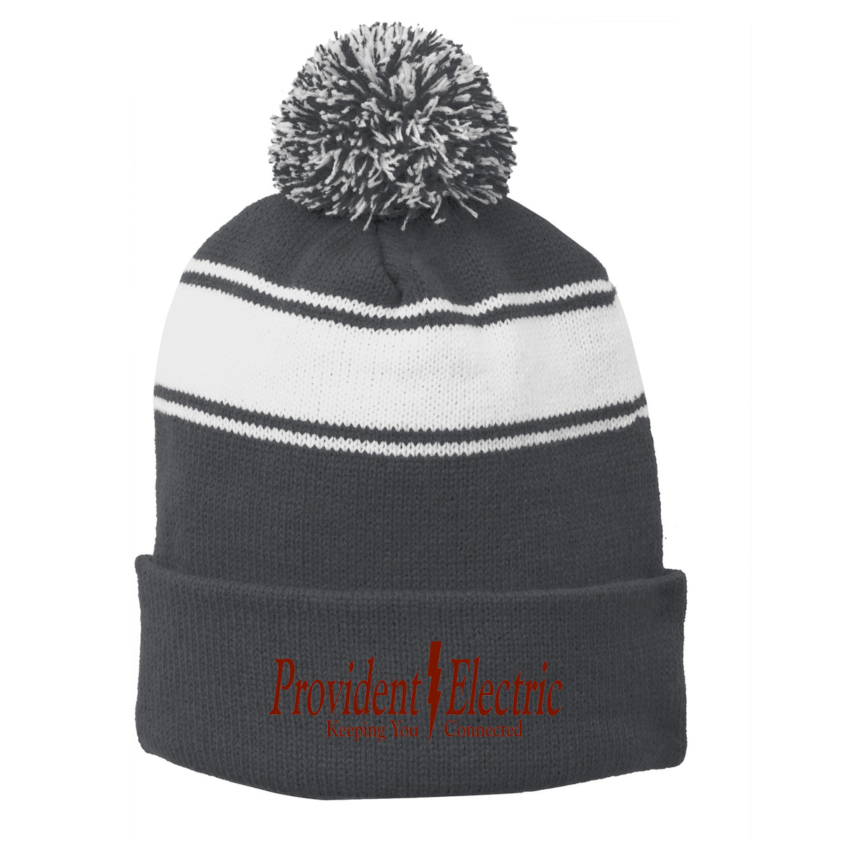 Provident Electric Pom Pom Beanie