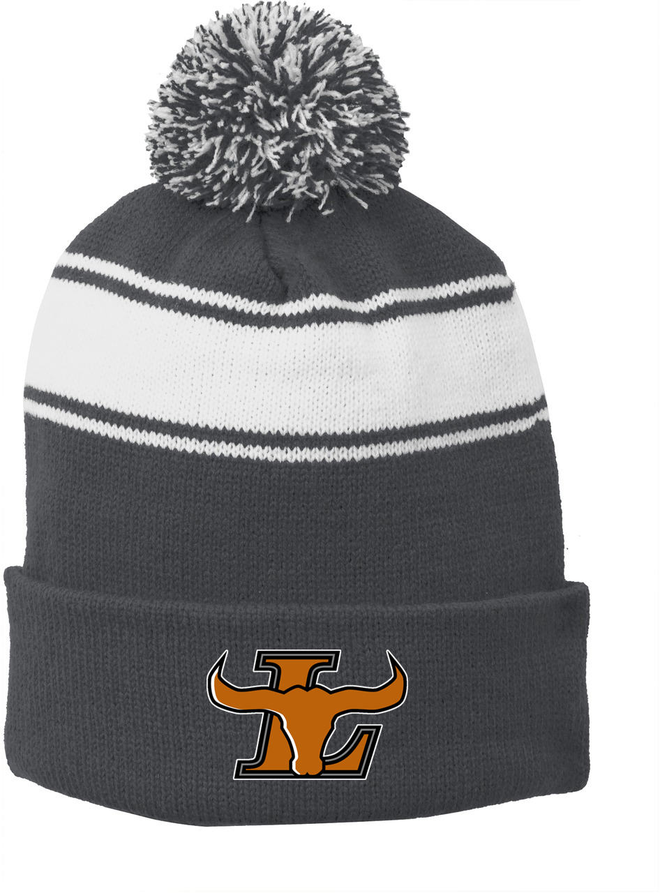 Lanier Baseball Pom Pom Beanie