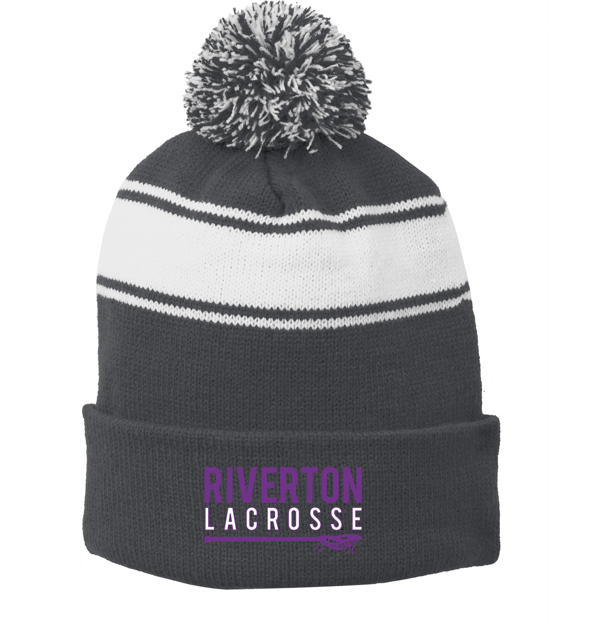 Riverton Lacrosse Pom Pom Beanie