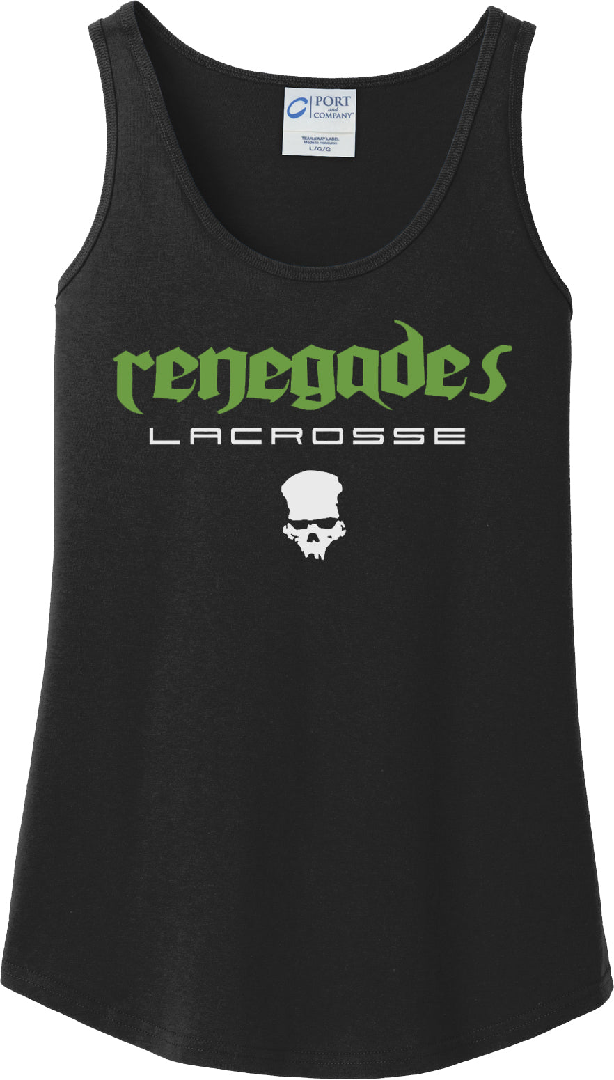 Renegades Lacrosse Black Women's Tank Top