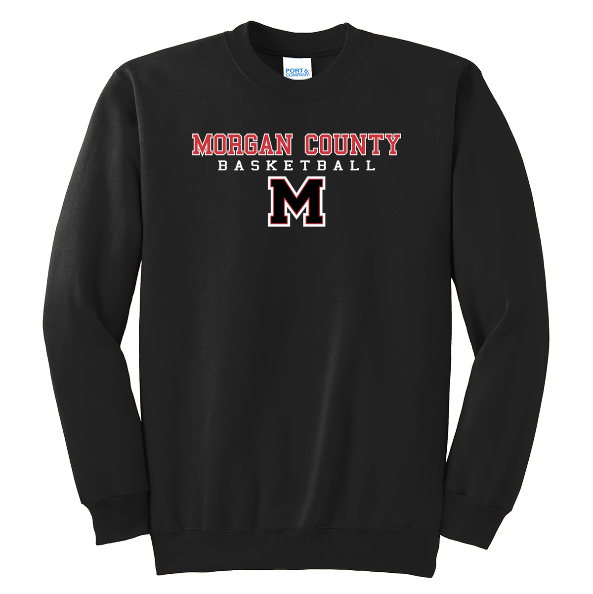 Morgan County Basketball Crew Neck Sweater