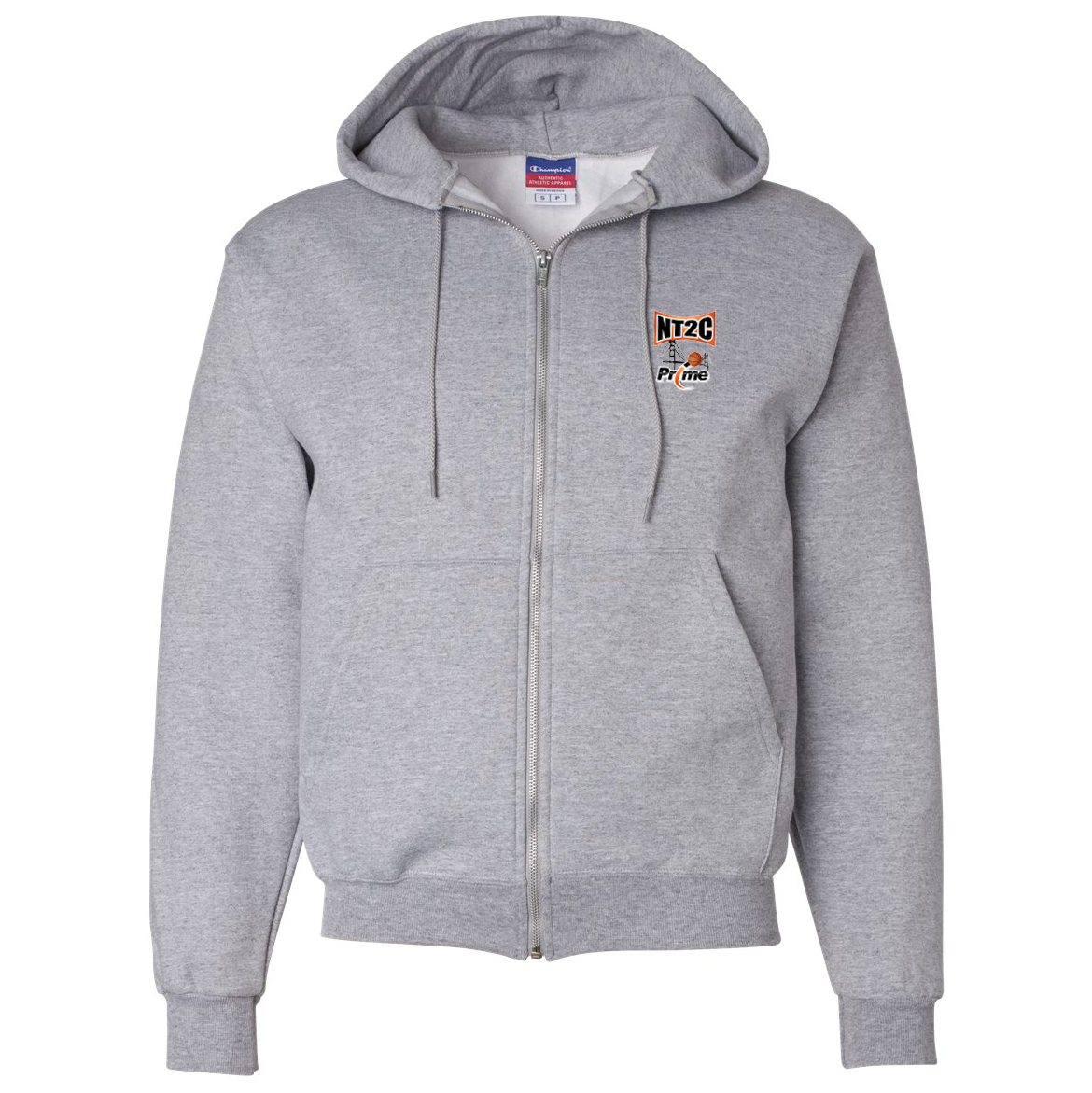 NT2C Prime Basketball Champion Full Zip Sweatshirt