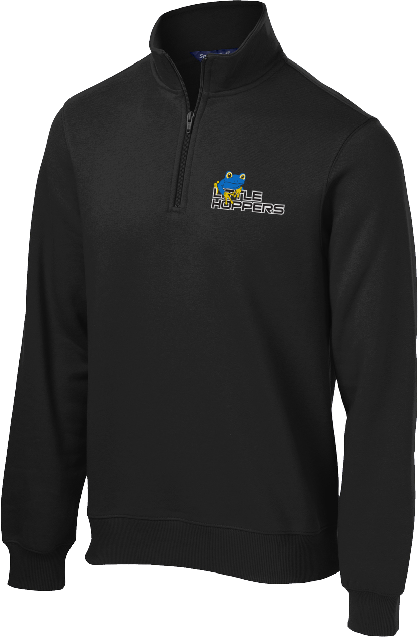 Little Hopper Black 1/4 Zip Fleece