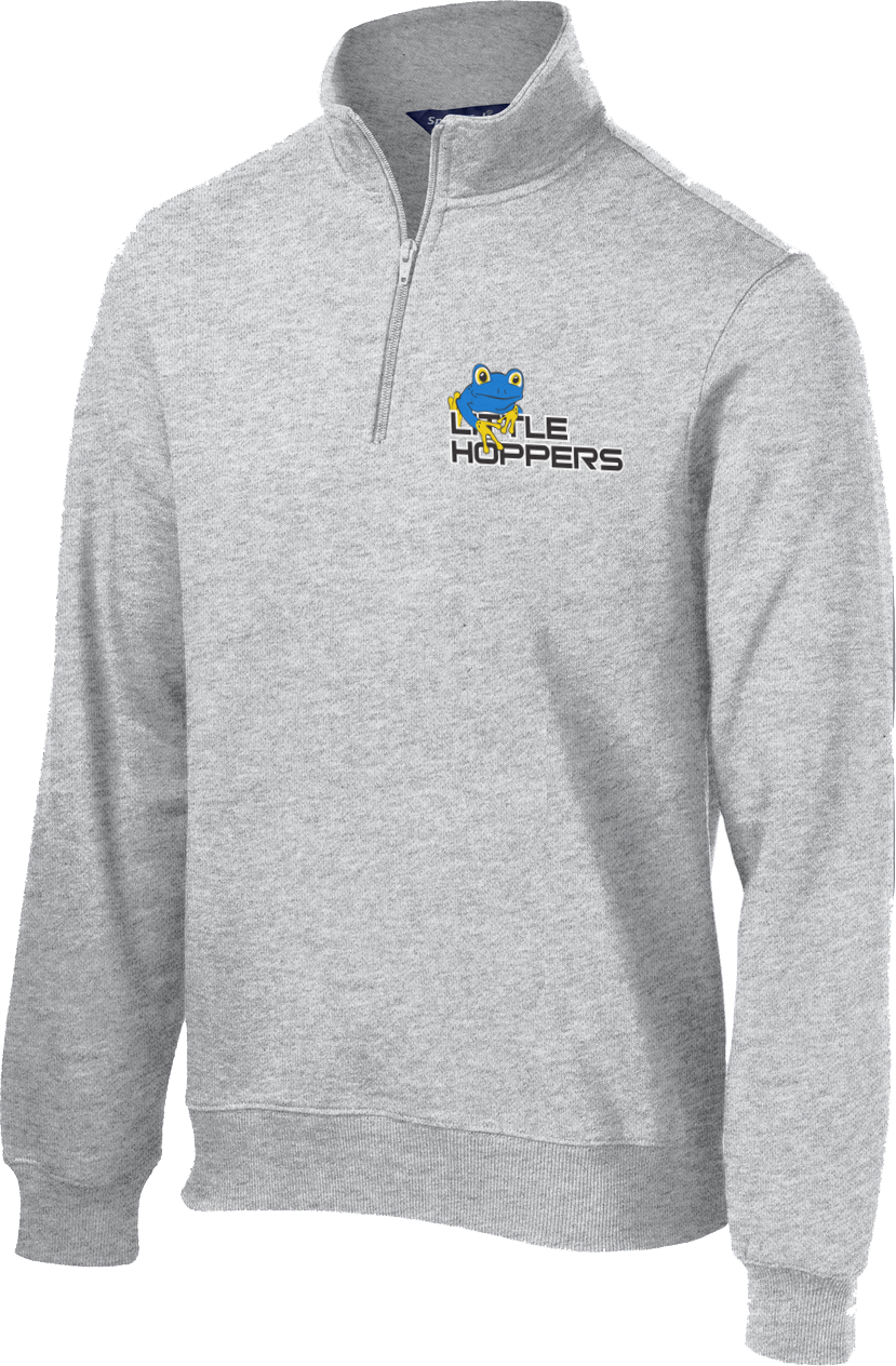 Little Hoppers Heather Grey 1/4 Zip Fleece