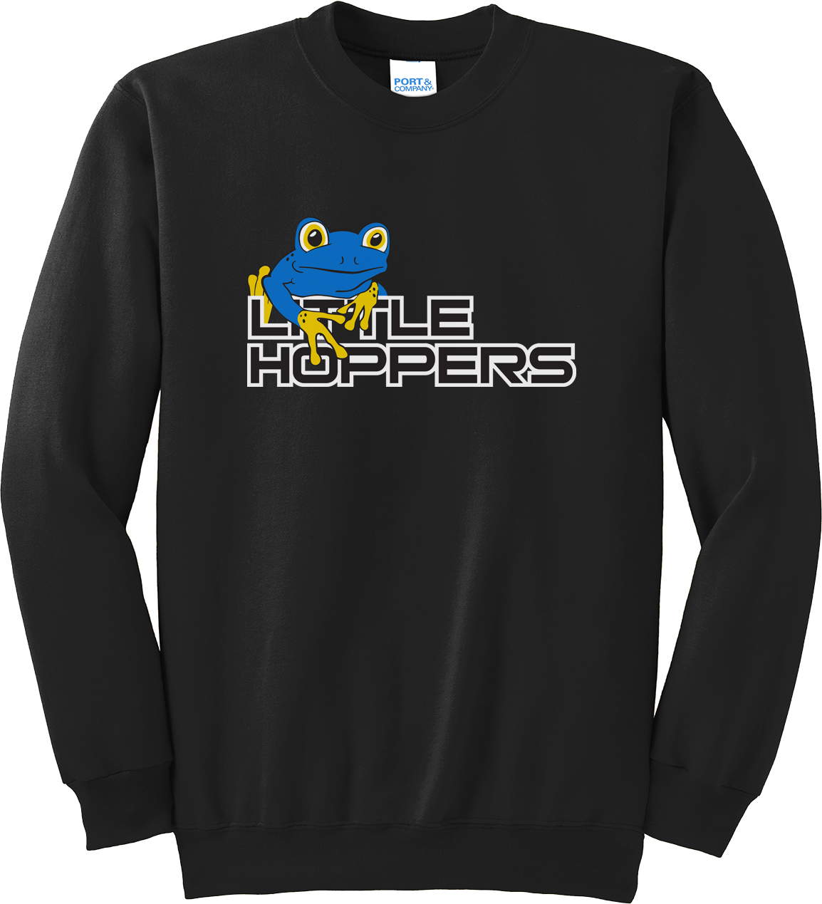 Little Hoppers Black Crew Neck