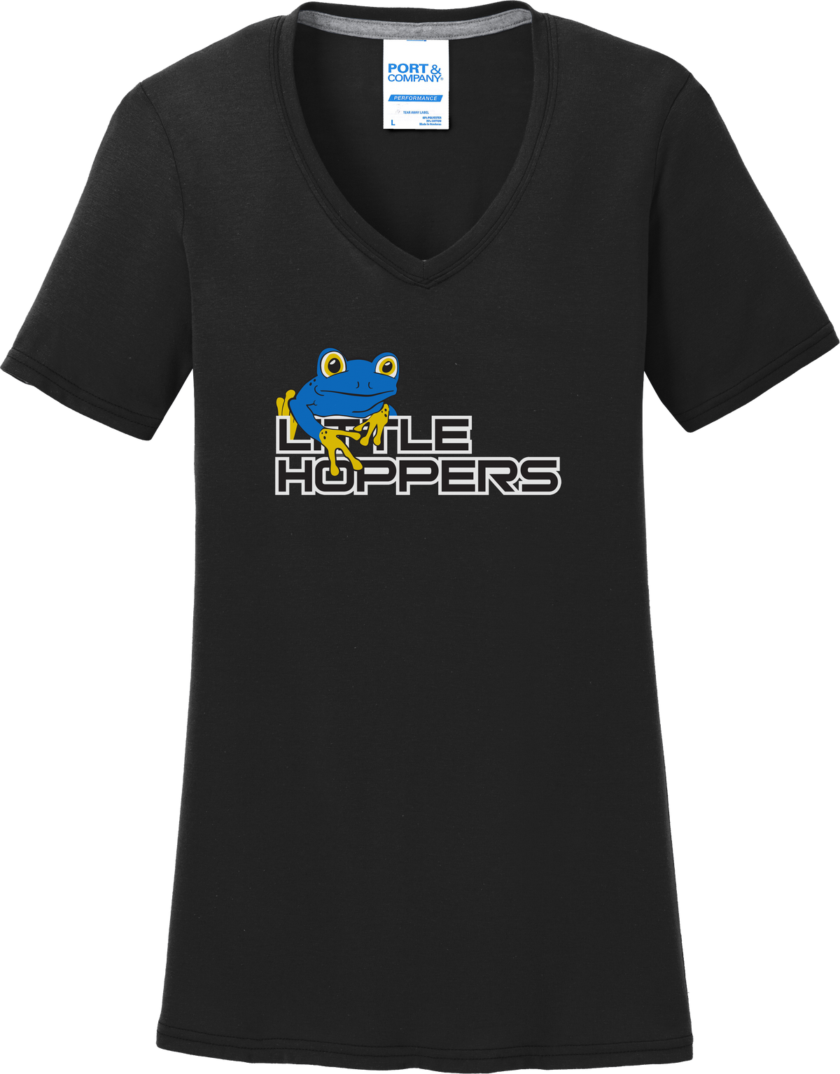 Little Hoppers Women's Black T-Shirt
