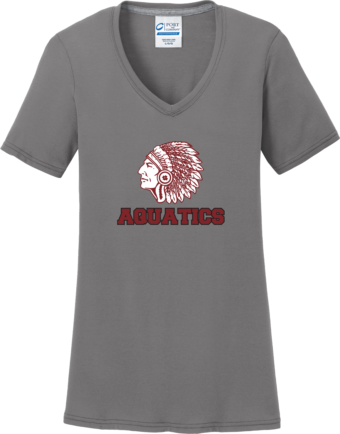 Farmington Aquatics Women's Grey T-Shirt