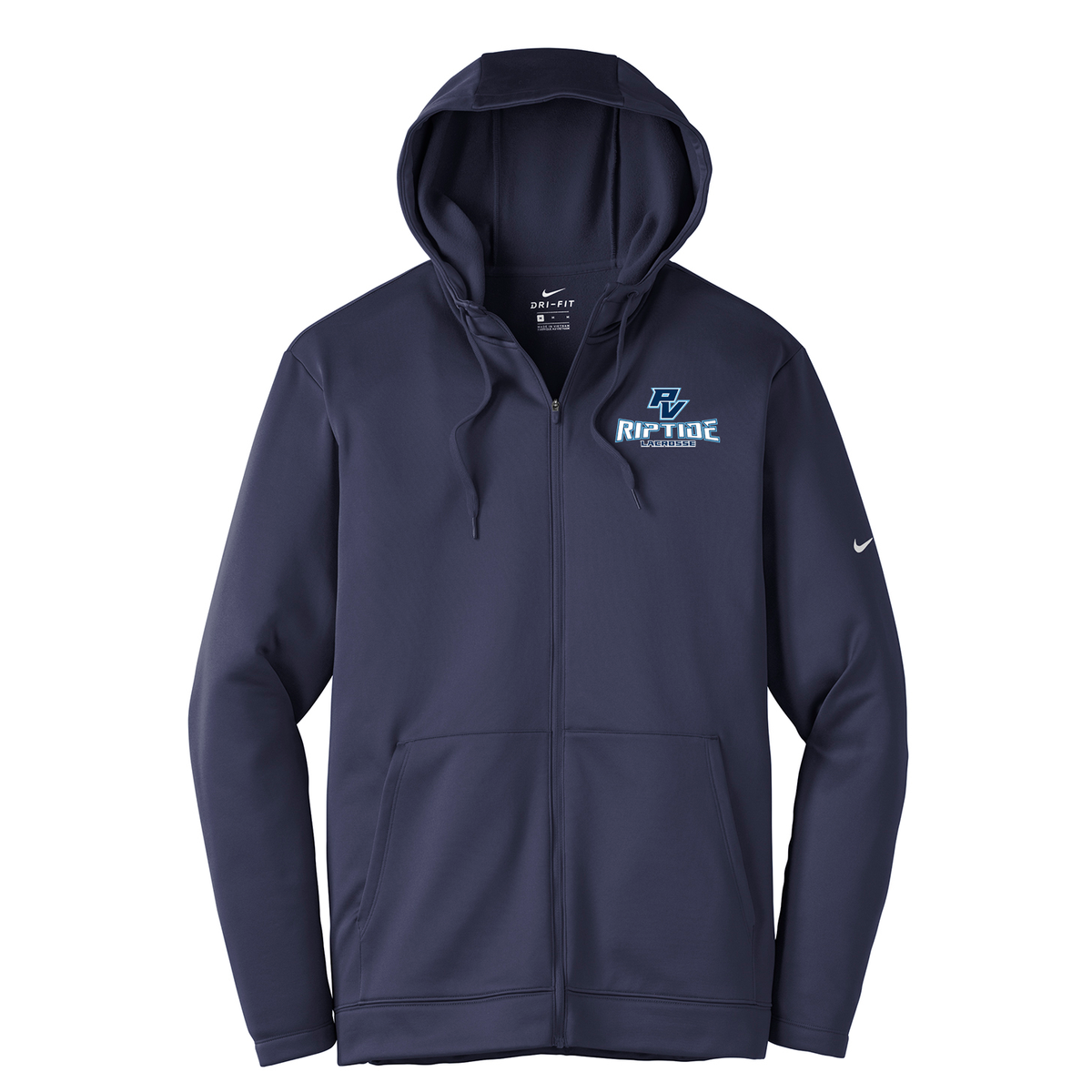 Ponte Vedra Riptide Lacrosse Nike Therma-FIT Full Zip Hoodie