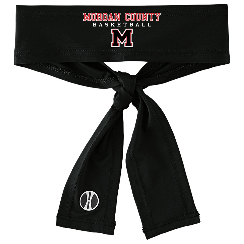 Morgan County Basketball Zoom Tie Headband