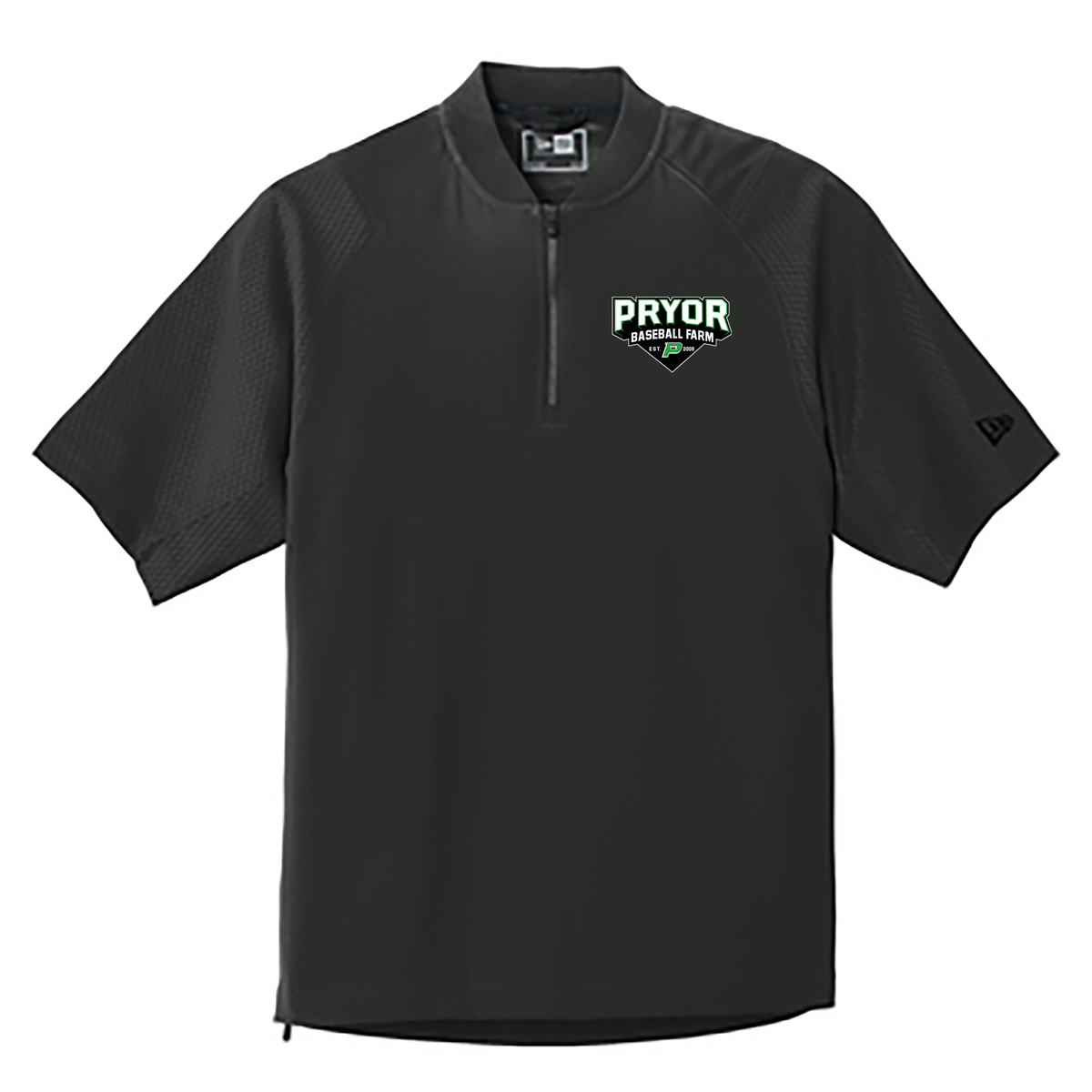 Pryor Baseball Farm New Era® Cage Short Sleeve 1/4 Zip