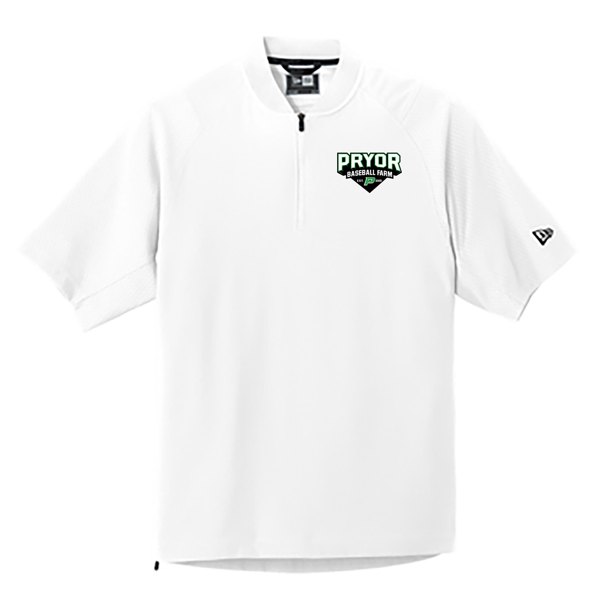 Pryor Baseball Farm New Era® Cage Short Sleeve 1/4 Zip