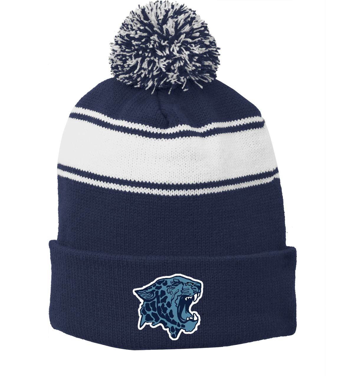Louisville High School Lacrosse Pom Pom Beanie