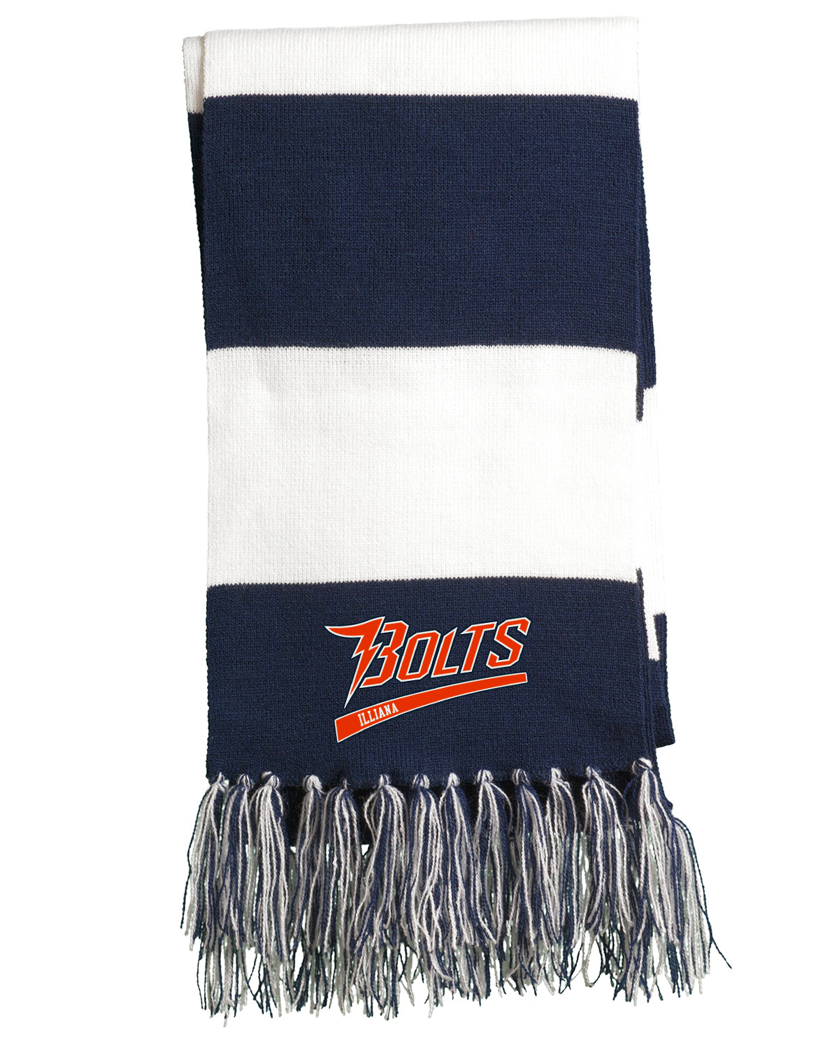Illiana Thunderbolts Navy/White Team Scarf