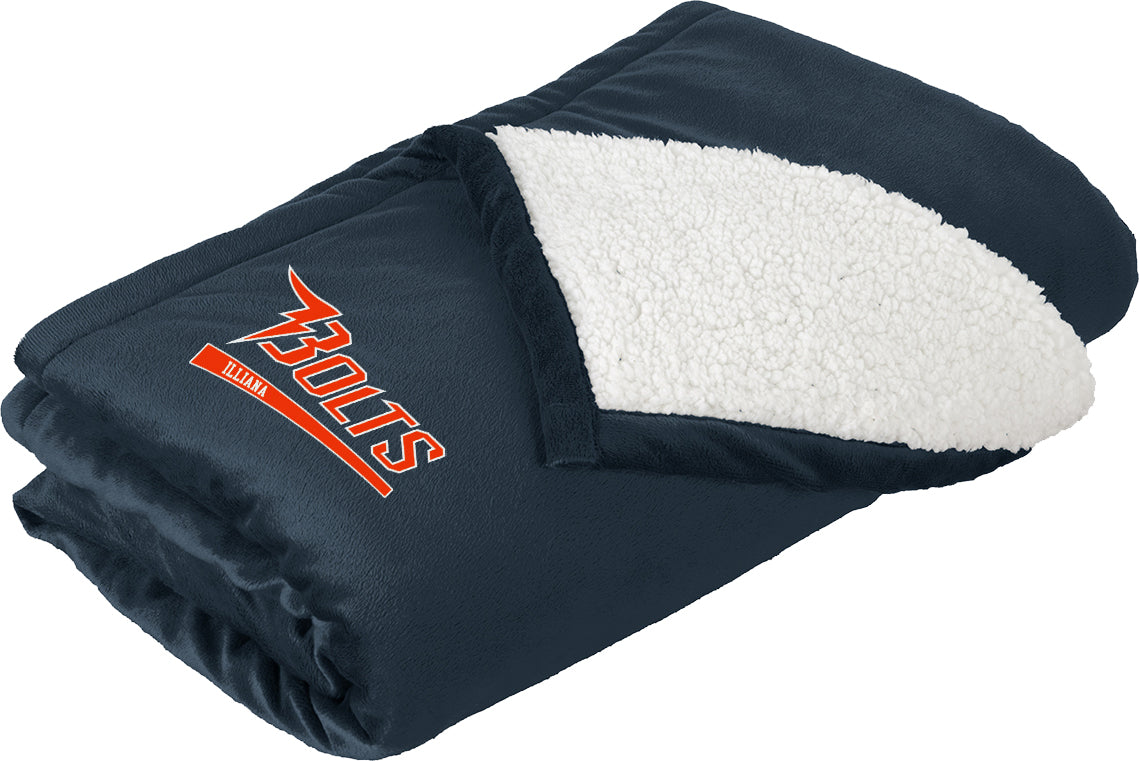 Illiana Thunderbolts Navy Blanket