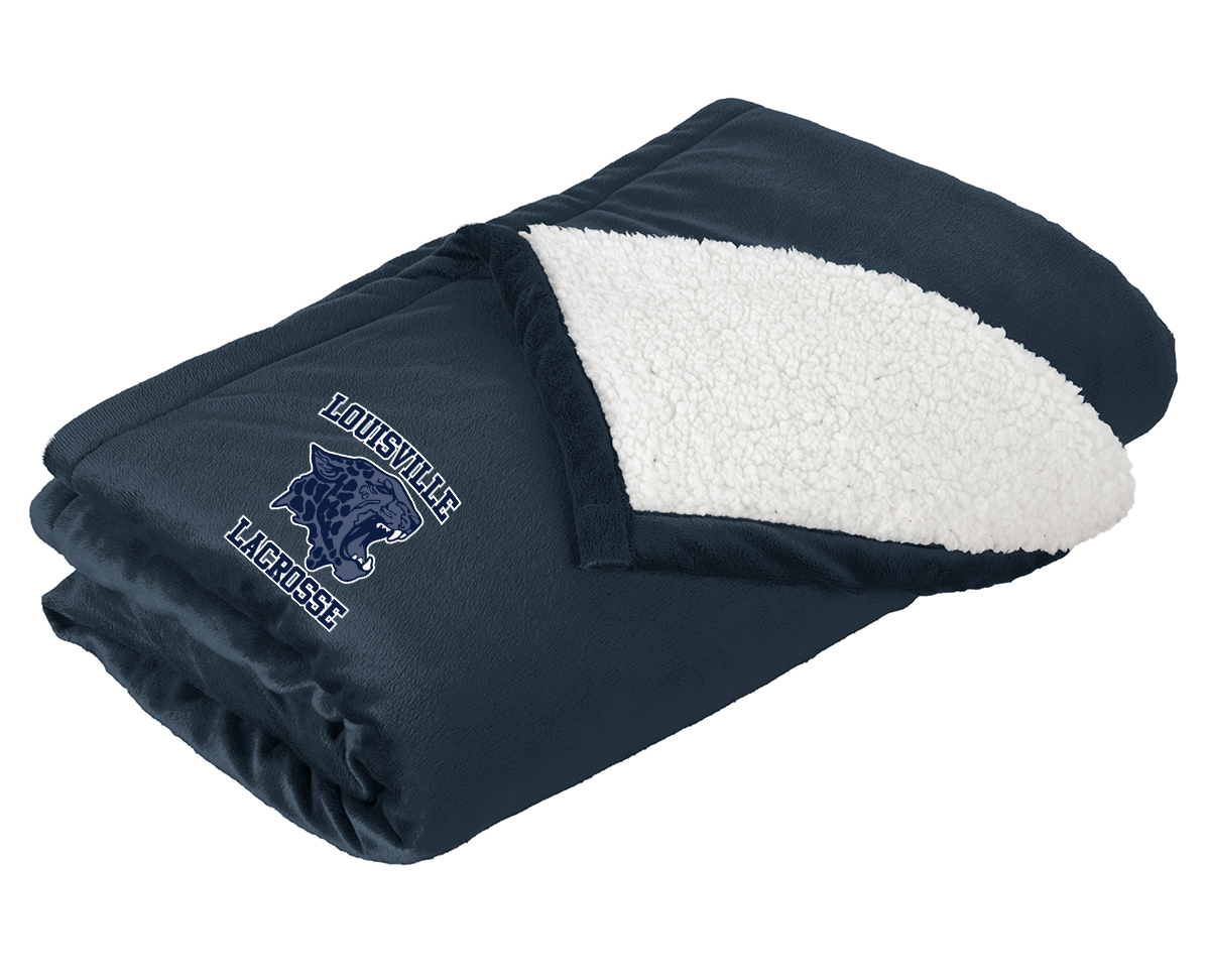 Louisville High School Lacrosse Blanket