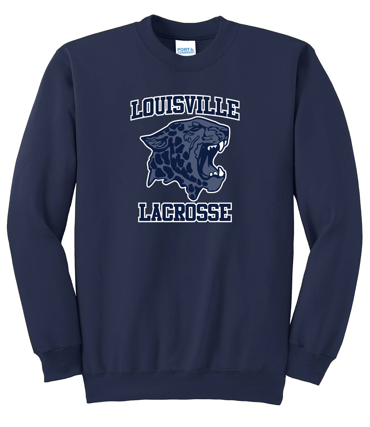Louisville High School Lacrosse Crew Neck Sweater