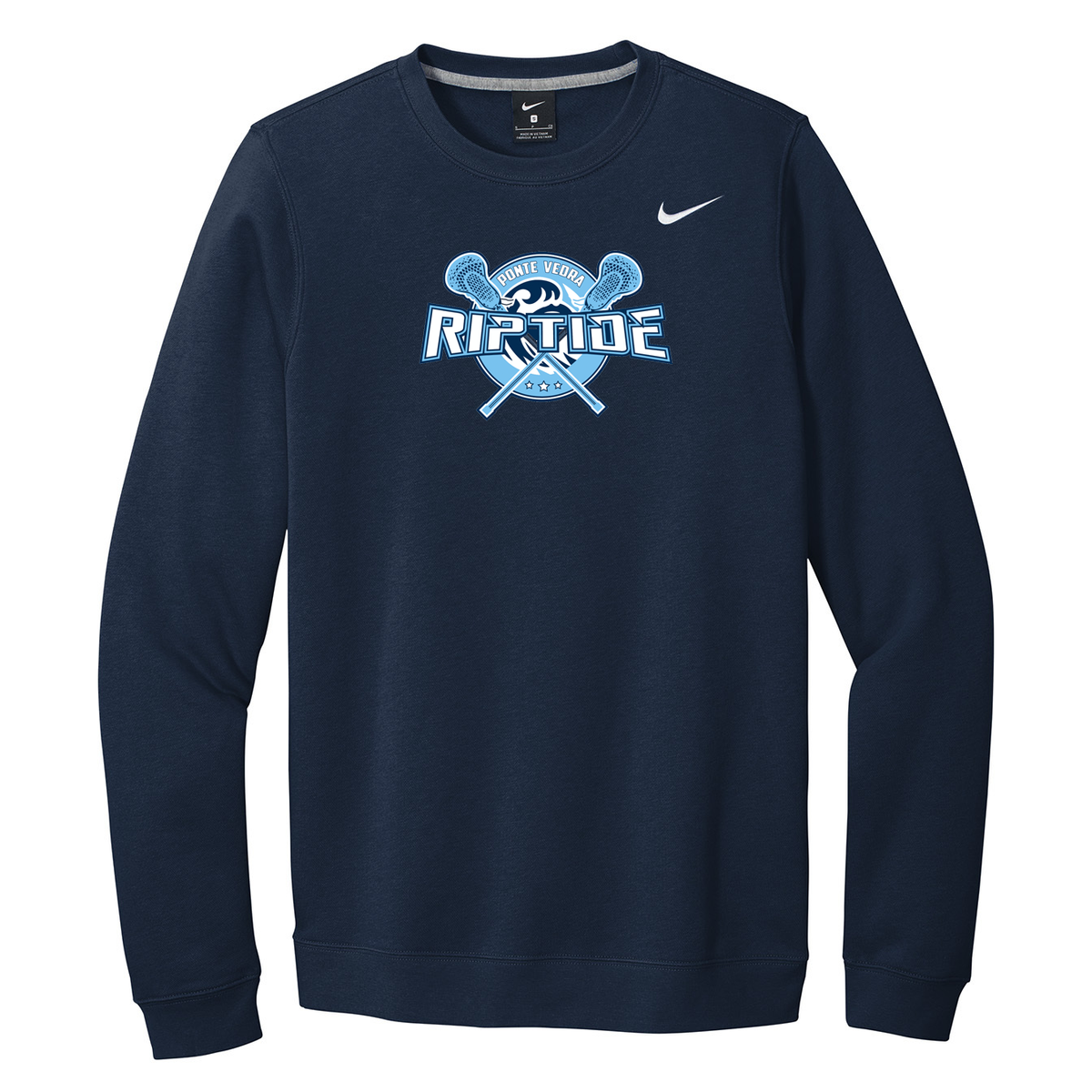 Ponte Vedra Riptide Lacrosse Nike Fleece Crew Neck