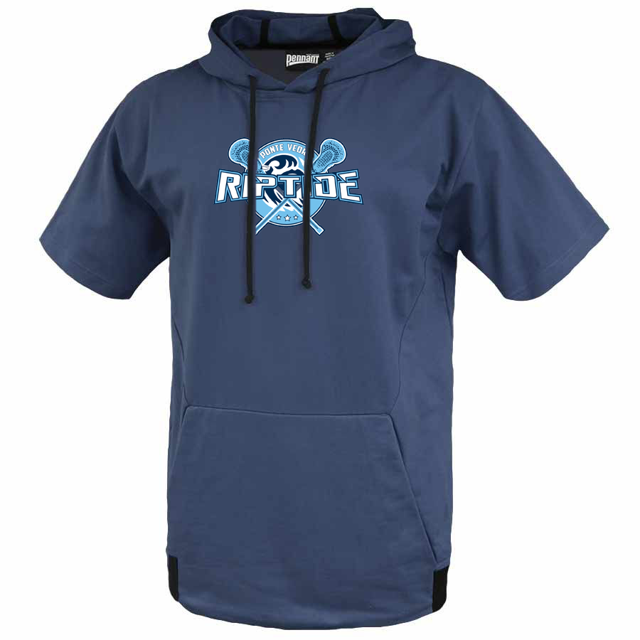 Ponte Vedra Riptide Lacrosse Fleece Short Sleeve Hoodie