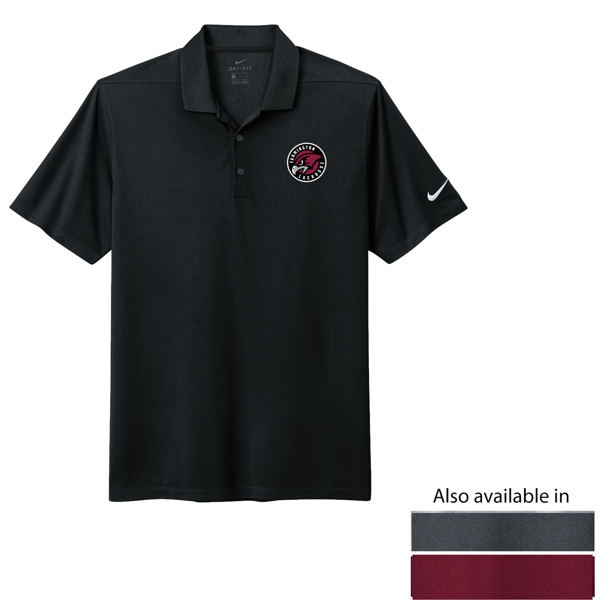 Farmington Lacrosse Nike Dri-FIT Micro Pique 2.0 Polo