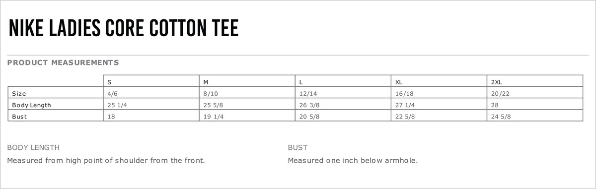 Kansas City Fencing Center Nike Ladies Core Cotton Tee