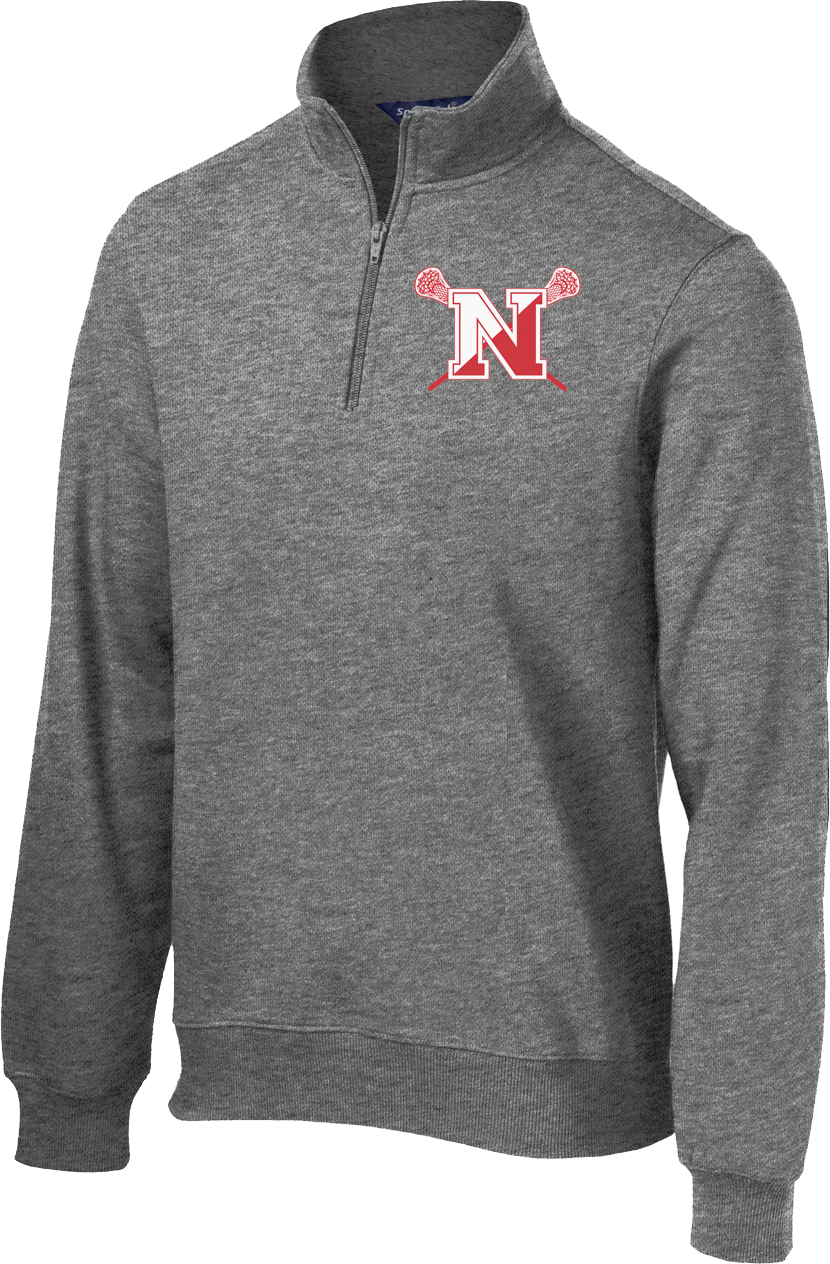 Norwich Youth Lacrosse Dark Grey 1/4 Zip Fleece