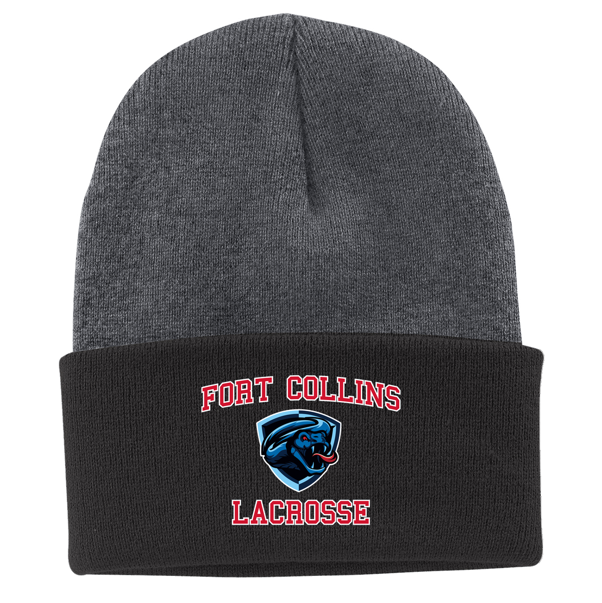 Fort Collins Lacrosse  Knit Beanie