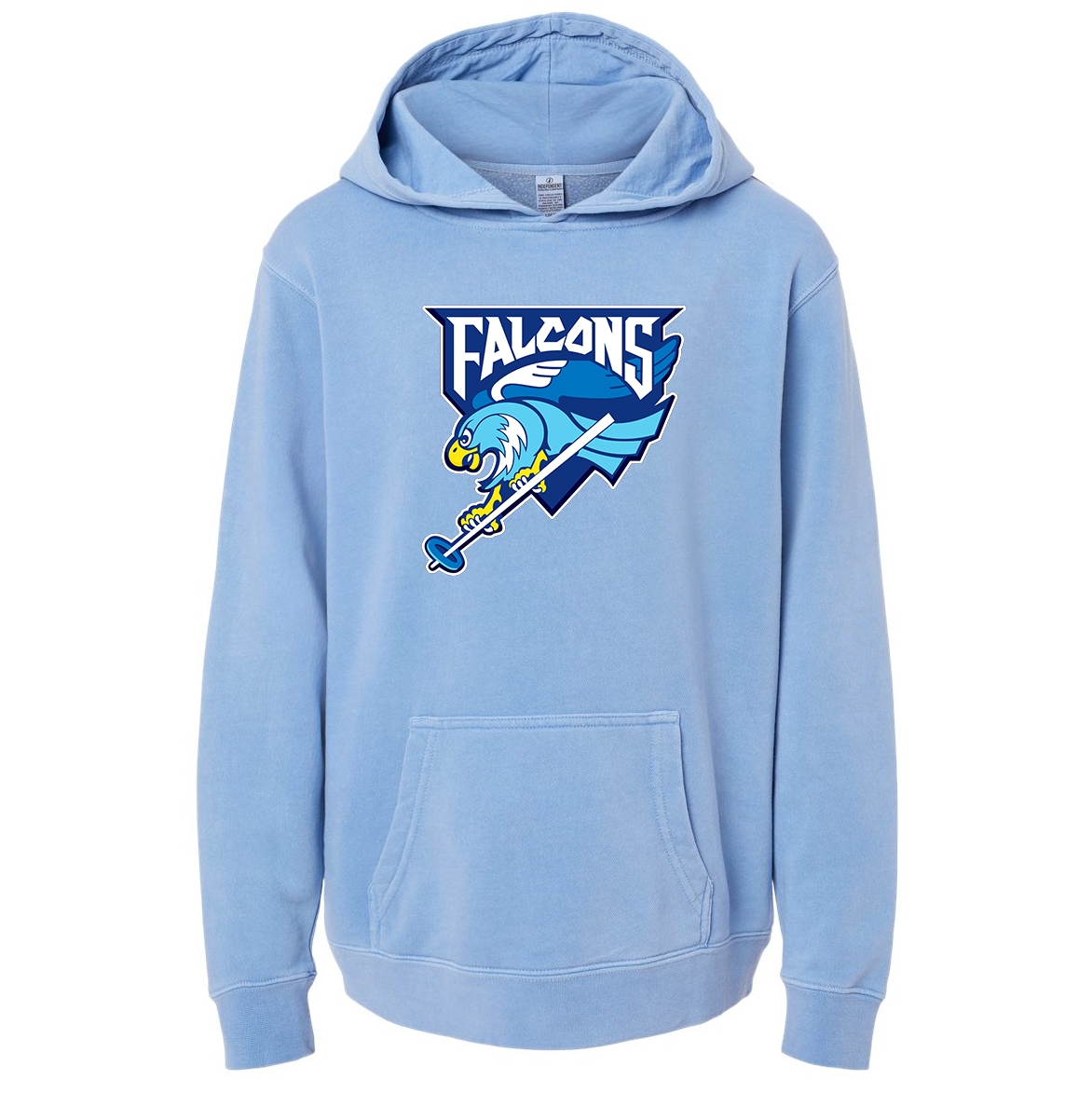 Falcons Ringettes Youth Pigment-Died Sweatshirt