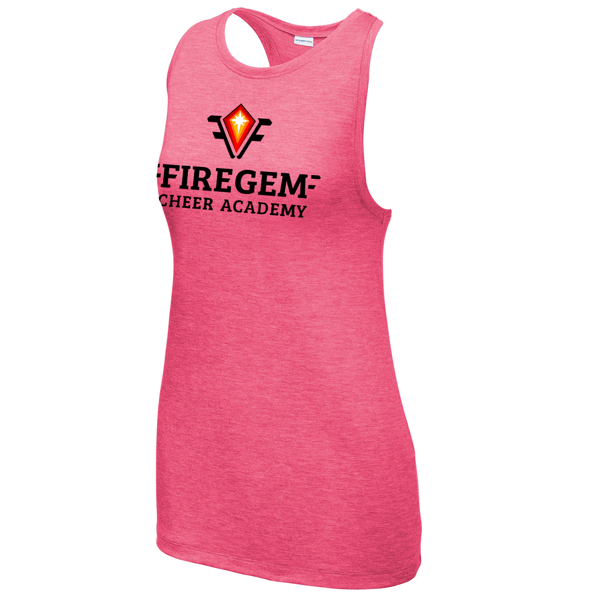 Firegem Cheer Academy Women's Tri-Blend Wicking Racerback